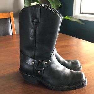 Size 8.5 Canada West Black Leather Boot. brand new never worn. Genuine Leather